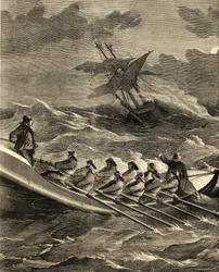 Bote Salvavidas yendo al Rescate